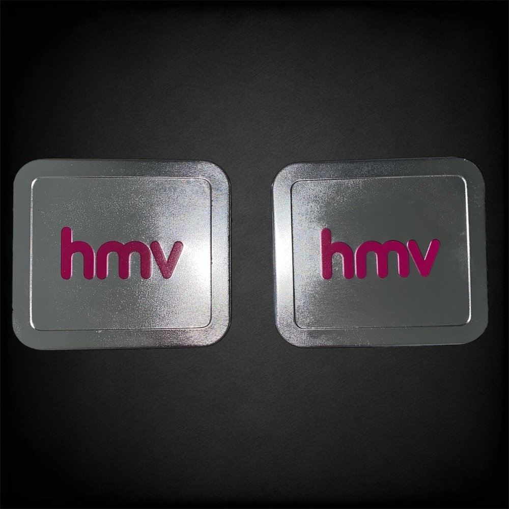 HMV Silver Gift Card Tins - Set of 2